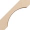 Ekena Millwork 5-inch W x 18-inch D x 18-inch H Legacy Rough Cedar Woodgrain TimberThane Knee Brace, Primed BRCUR05X18X18LECRCPR - alternate 5